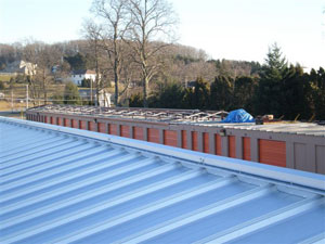 METAL BUILDING RE-ROOFING - Before